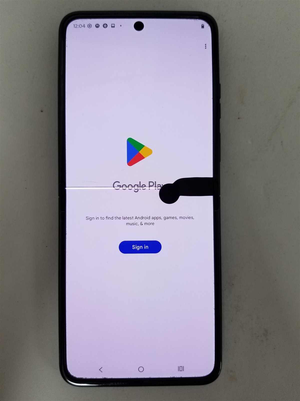 Motorola Razr 2025 256GB Blue XT2553-3 (Spectrum) Damaged zD2525