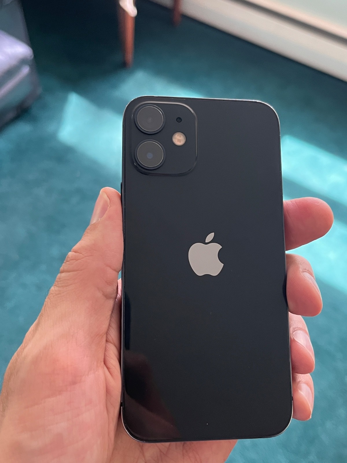 Unlocked Apple iPhone 12 Mini – A2176 128GB Black – 79% Battery – Good Condition