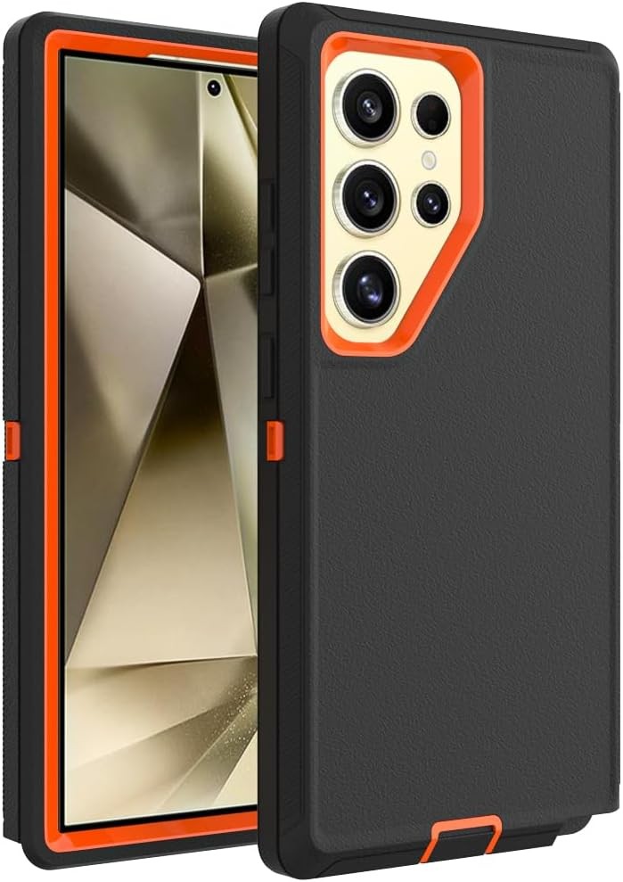 Case for Galaxy S24 Ultra Heavy-Duty Tough Rugged Shockproof Protective Cover