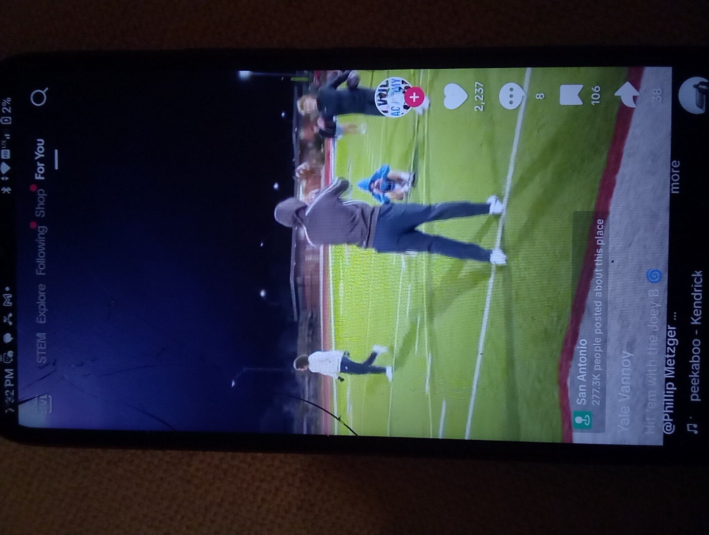 Android With TikTok Downloaded-LG Vortex VS660