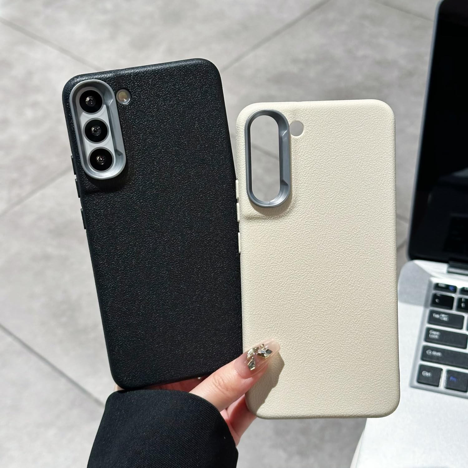 Samsung Galaxy A06 Phone Case Black, Soft TPU Non-Slip Shockproof Bumper Cover