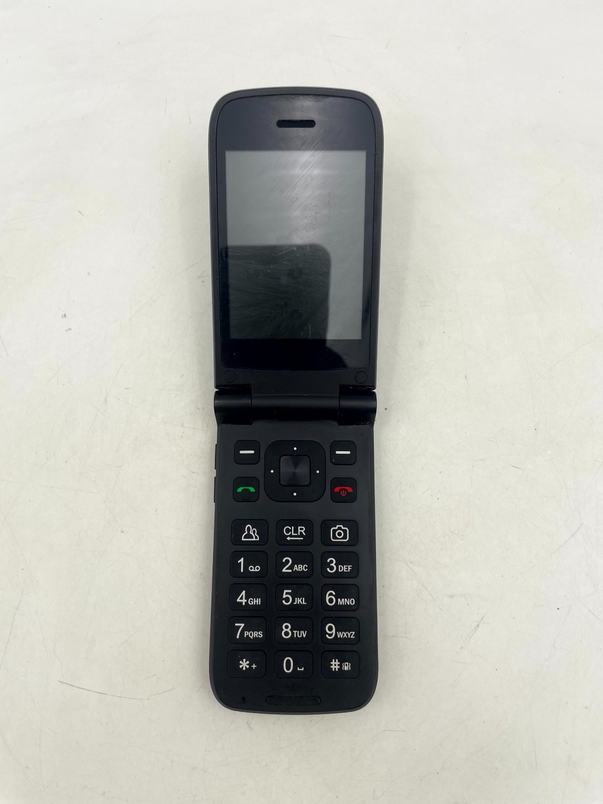 Orbic Verizon Flip Cell Phone Black 2.8″ Color Screen Rear Camera NEED BATTERY