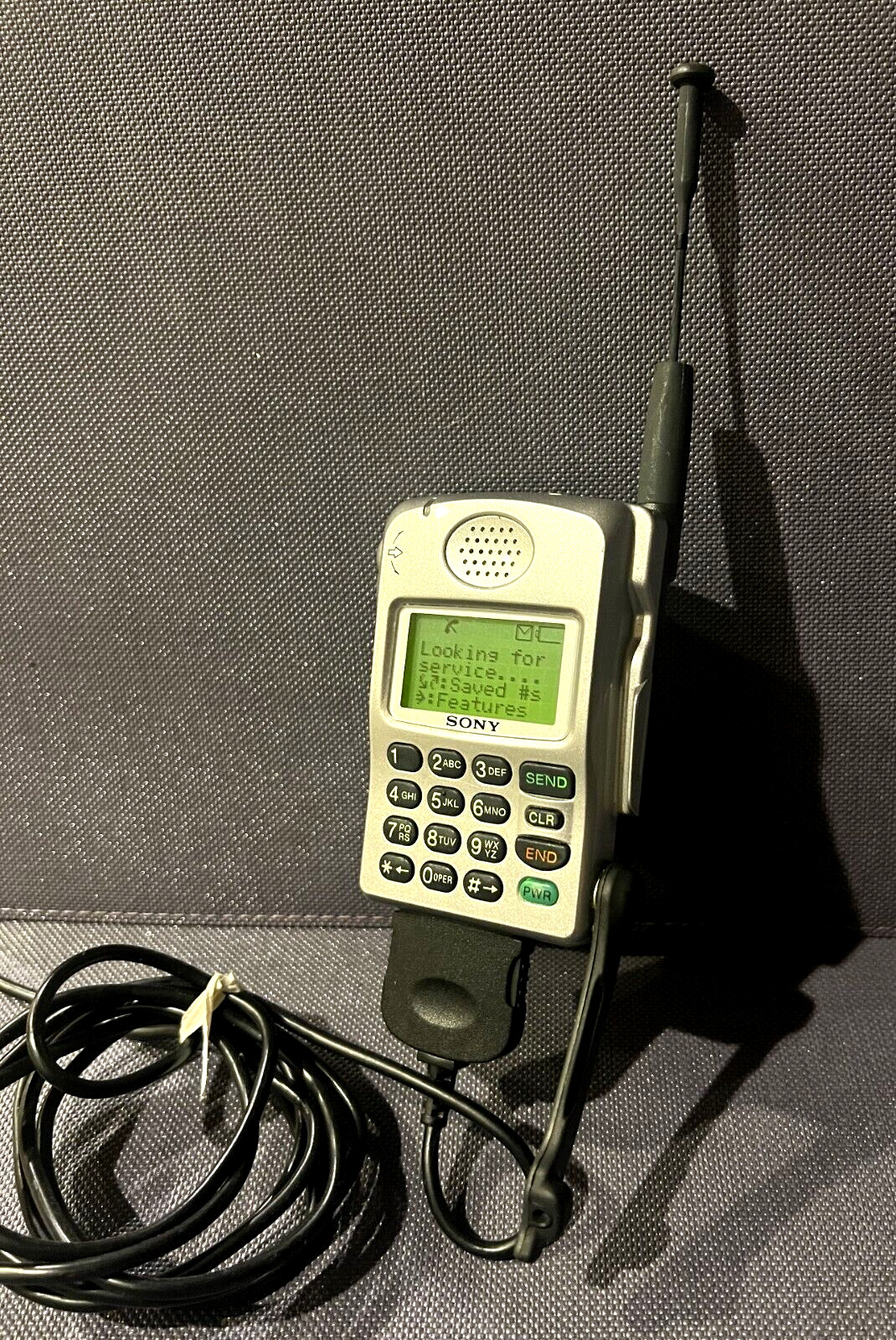 COLLECTIBLE Sony CM-Z200 D-Wave Zuma 1997 Cell Phone CDMA 800 BUNDLE – WORKING