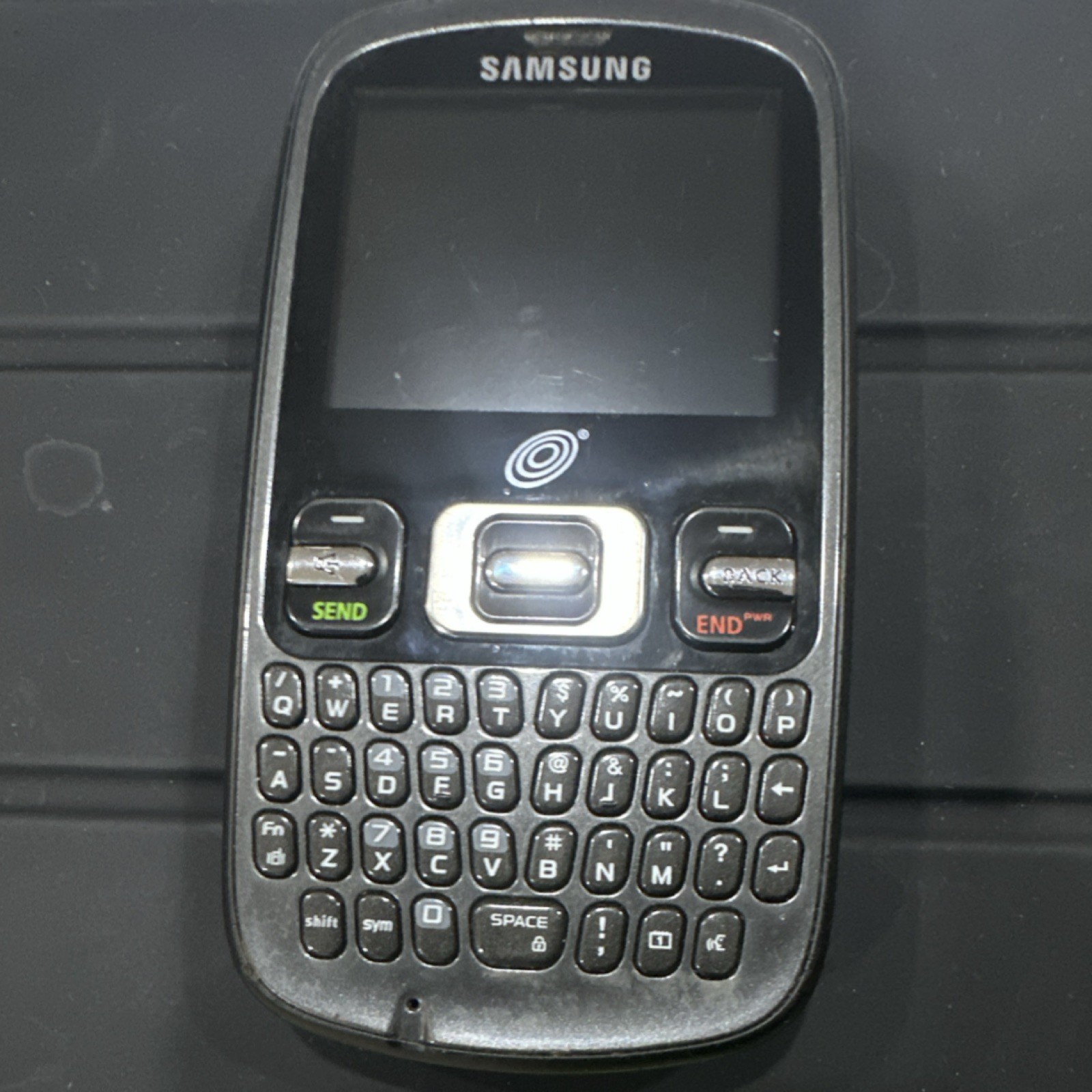 Samsung Bar Cell Phone Black QWERTY Keyboard 2.0MP Micro USB
