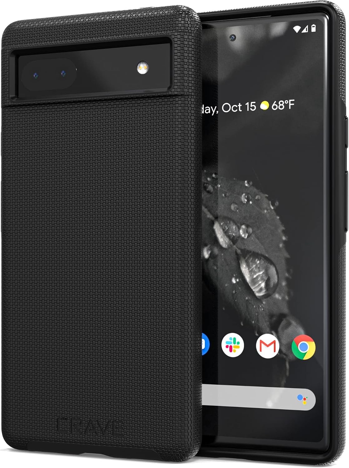 Dual Guard for Google Pixel 6a Case, Shockproof Protection Dual Layer Case – Bla
