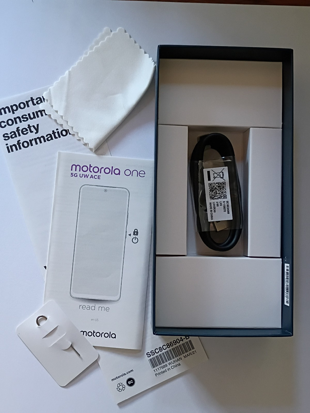 Motorola One 5G UW Ace – 64 GB – Gray (Verizon)
