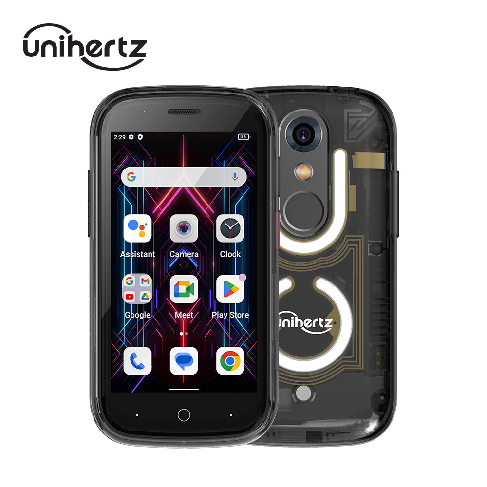 Unihertz Jelly Star Android 13 4G Red Smartphone Unlocked With LED Light Black