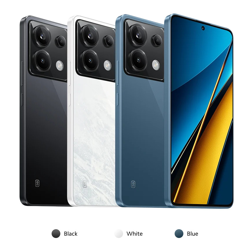 Xiaomi POCO X6 5G Black – 12GB RAM – 256GB ROM – Unlocked – Global Version – NEW