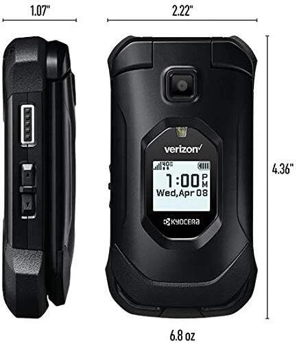 Kyocera DuraXV Extreme E4810 UNLOCKED VERIZON Rugged Flip Phone USED