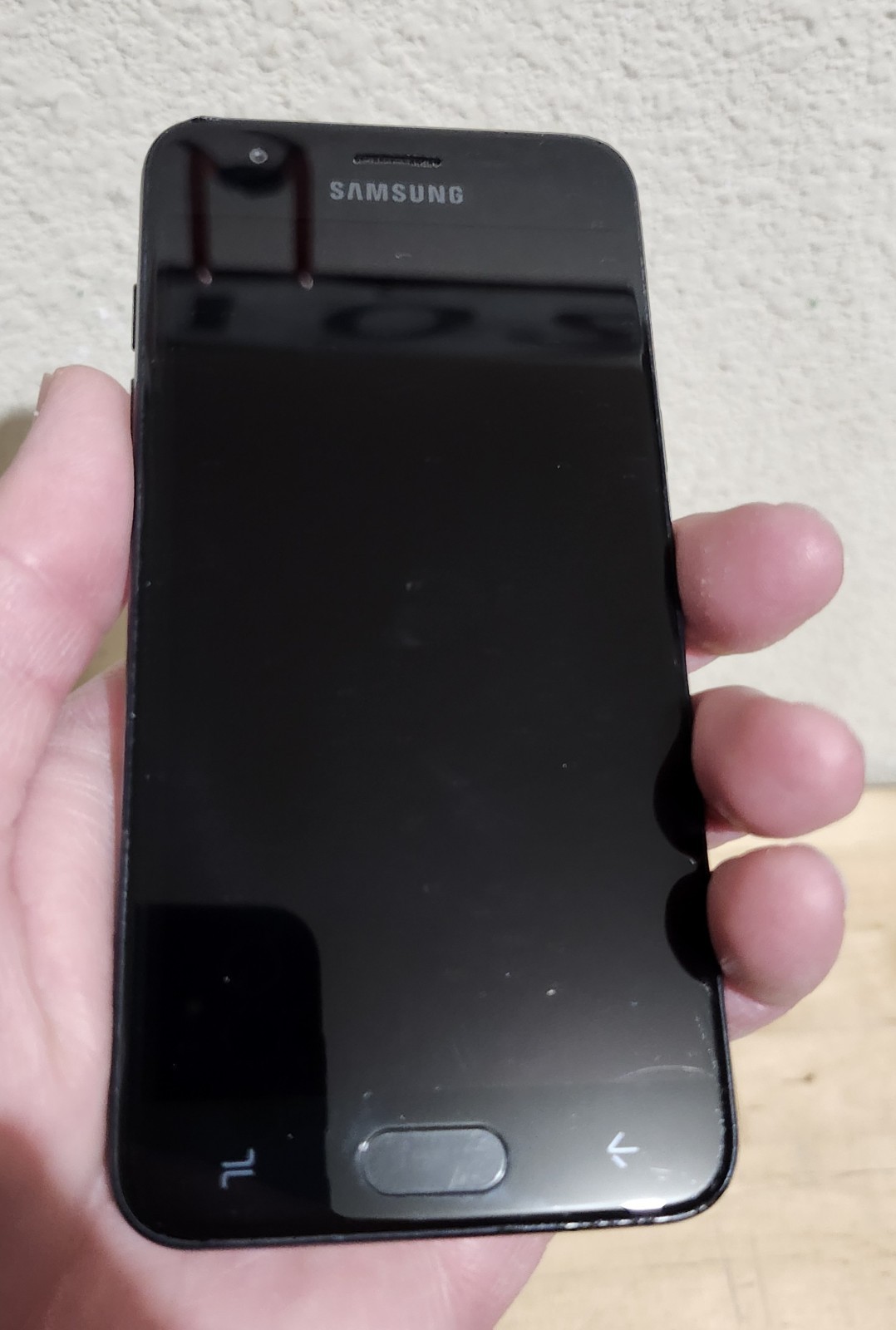 SAMSUNG GALAXY J3V 16 GB BLACK VERIZON WIRELESS GOOD CONDITION TESTED WORKING