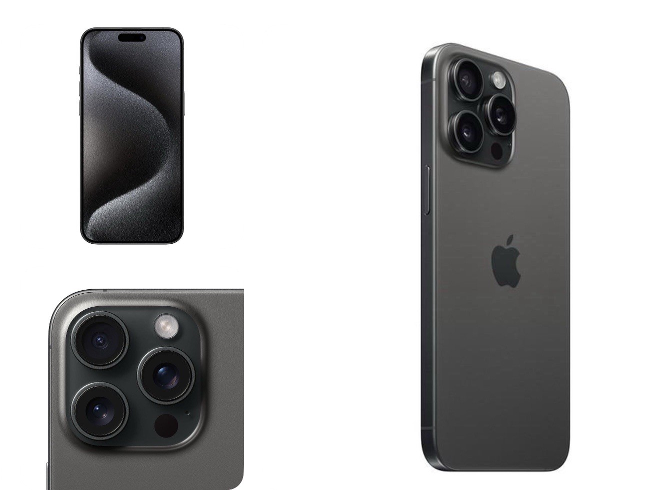Apple iPhone 15 Pro Black Bluetooth Wi-Fi NFC iOS Smartphone