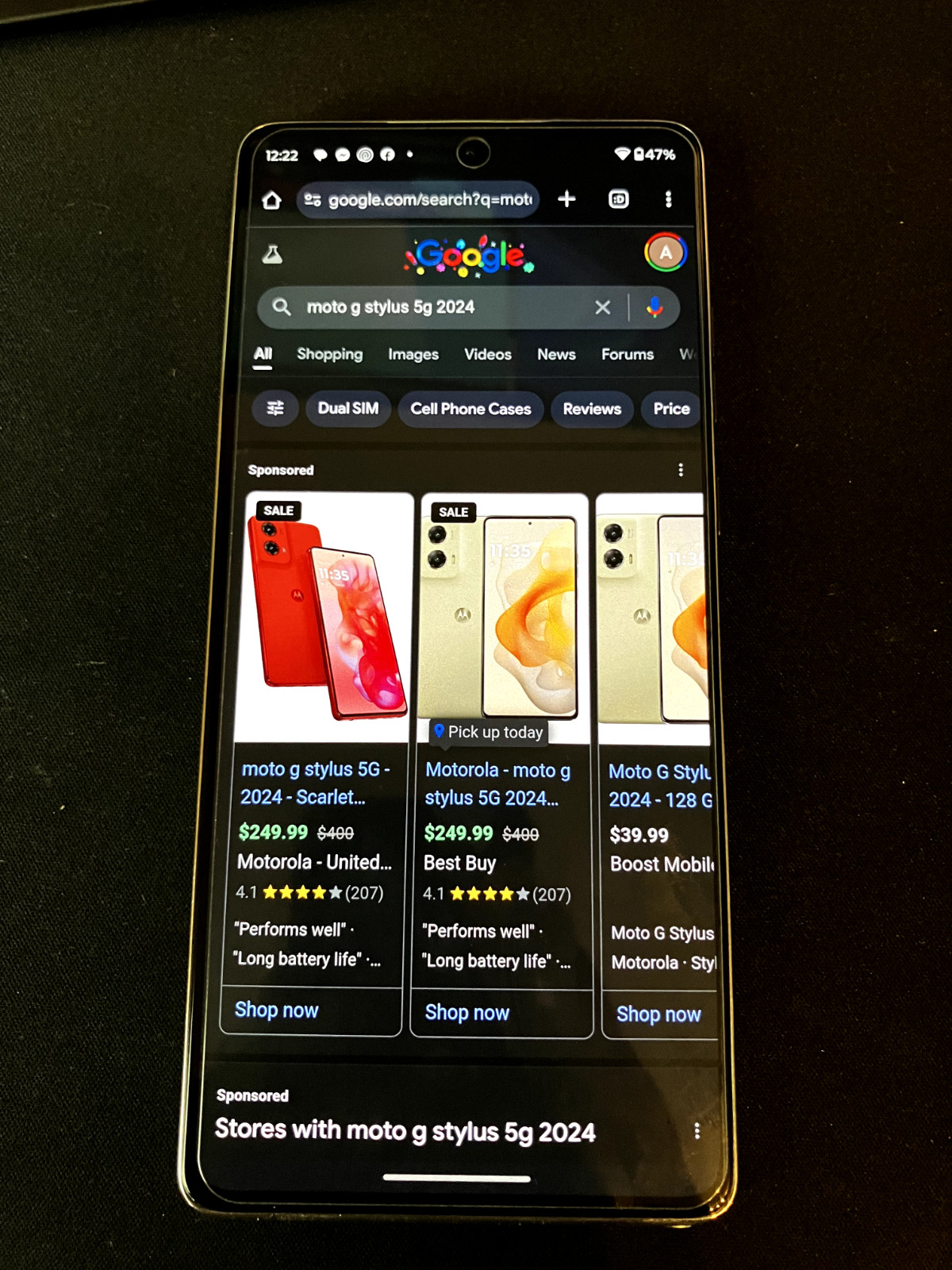 Moto G Stylus 5G 2024 128GB Unlocked Caramel Latte Excellent