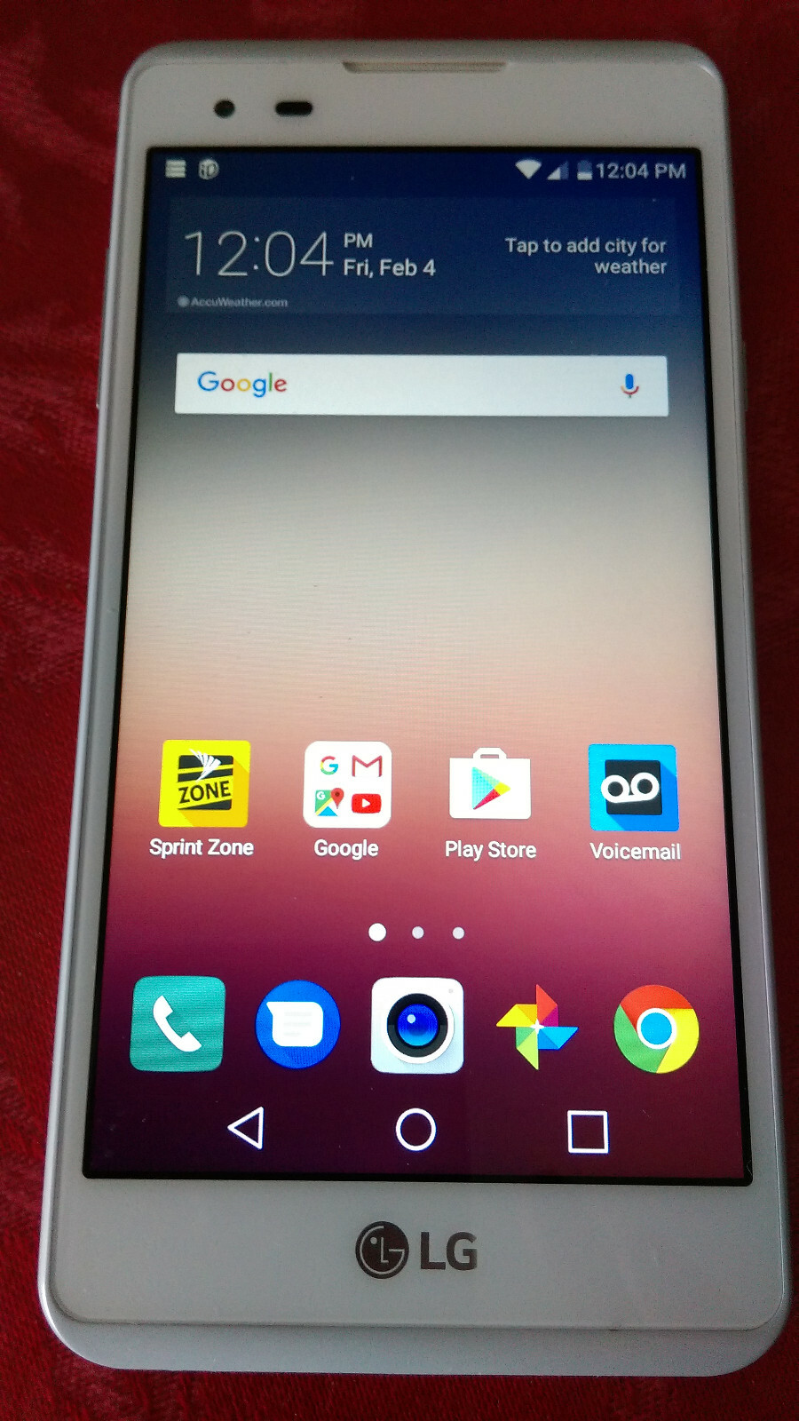 LG Tribute HD, Sprint Only | 16 GB, White, 5 in | LS676 | Excellent