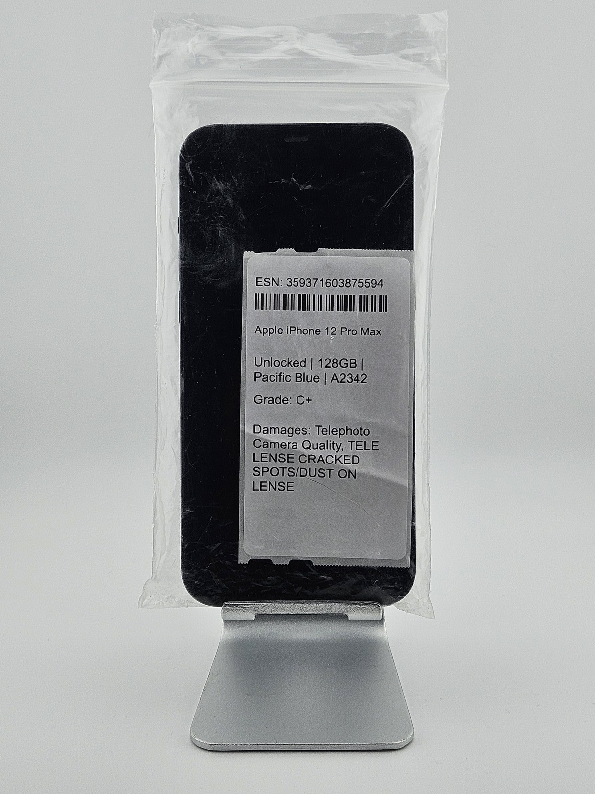 Apple iPhone 12 Pro Max Unlocked | 128GB | Pacific Blue | A2342 – Please Read