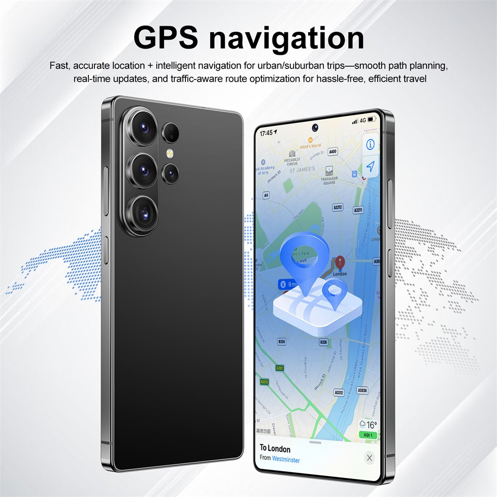 S26 Ultra 5G Smartphone Unlocked Mobile 3+32GB Dual SIM Android Cheap Cell Phone