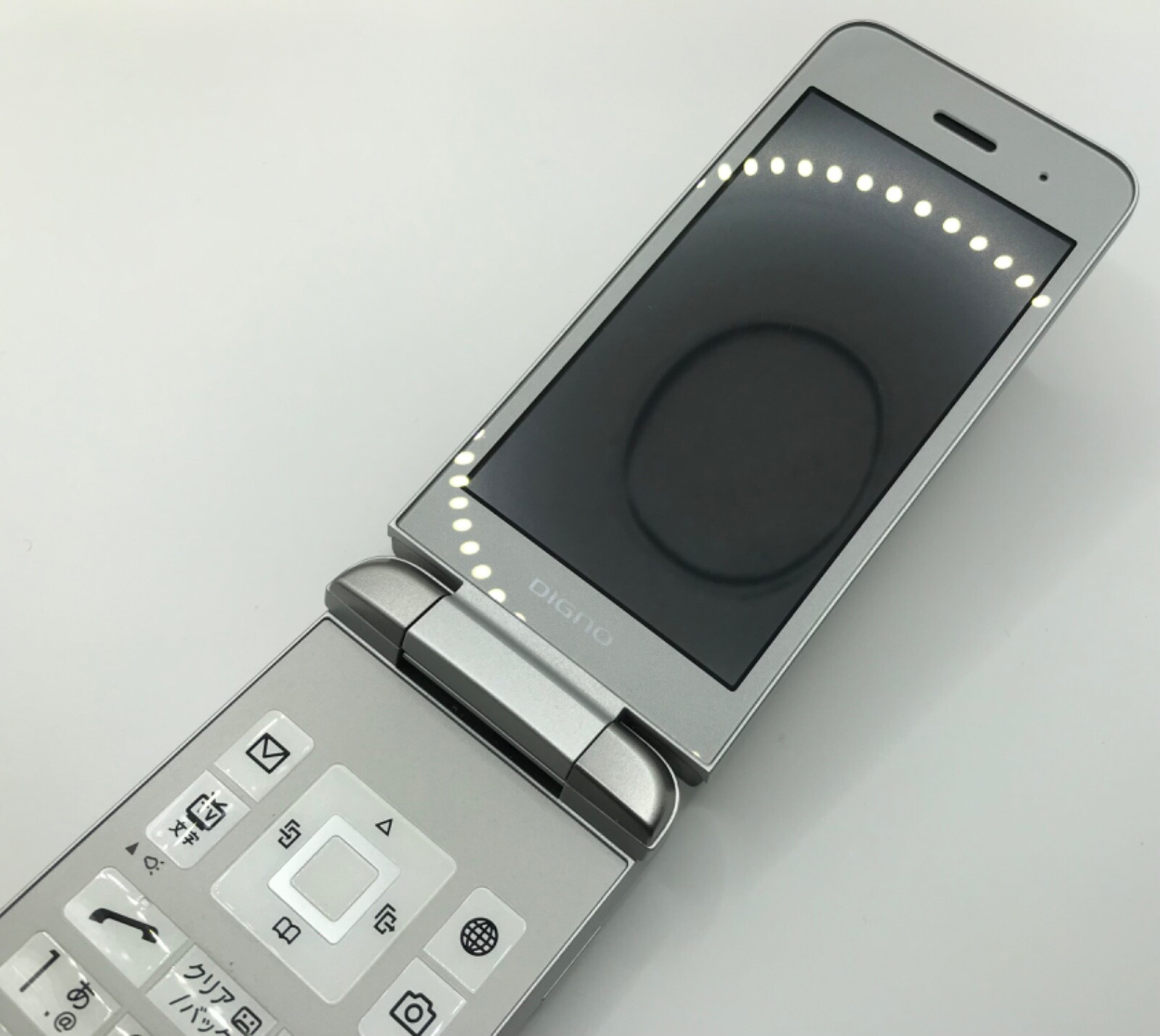 KYOCERA 902KC DIGNO KEITAI 3 ANDROID FLIP PHONE Silver UNLOCKED