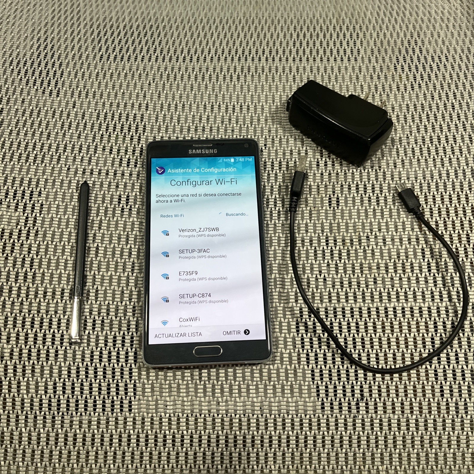 Samsung Galaxy Note 4 SM-N910V – 32 GB – Black (Verizon + GSM unlocked)-Used