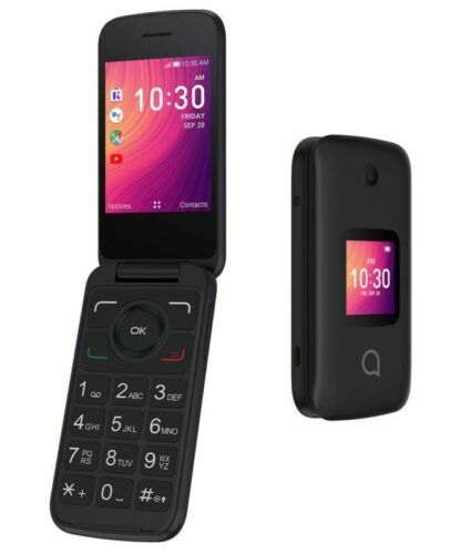 UNLOCKED / T-Mobile / Tello Alcatel GO FLIP 3 4052W 4G LTE Smart Phone *B GRADE