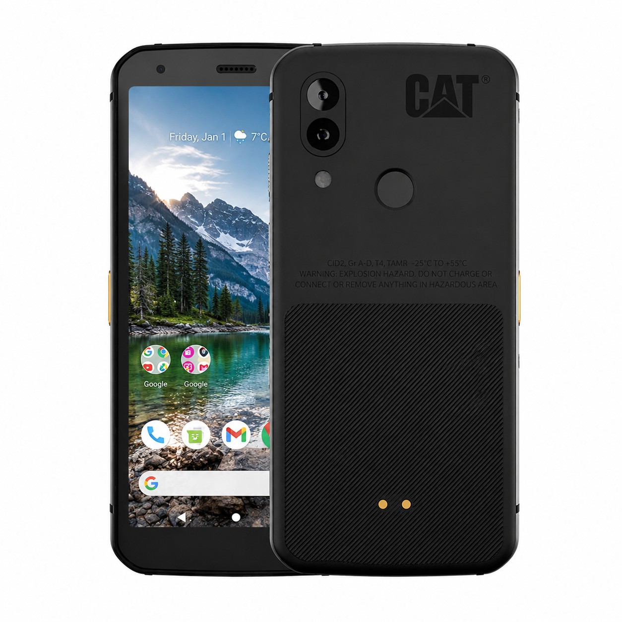 CAT S62 Rugged Android Smartphone 128GB Factory Unlocked 4G LTE GSM Black