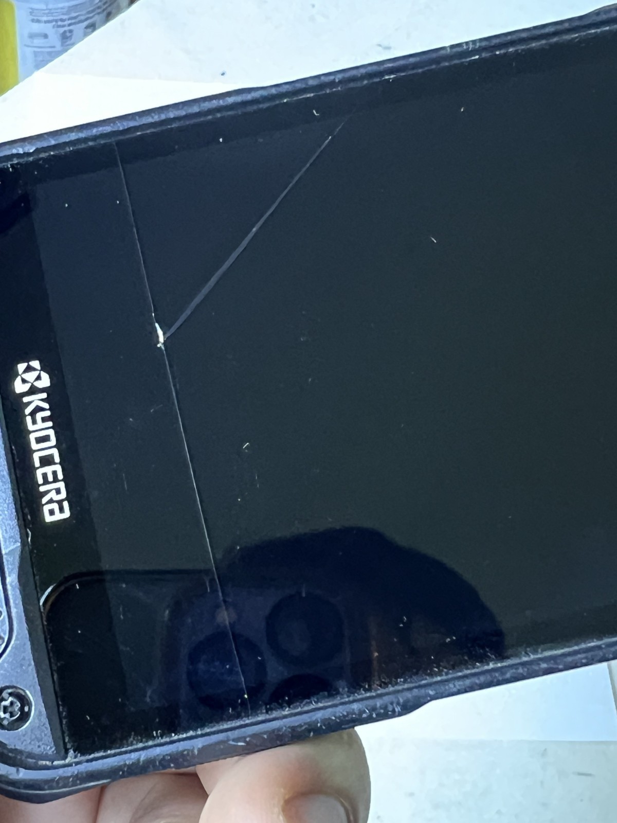 Kyocera DuraForce Pro 2 E6910 Rugged Smart Phone 64GB Verizon Cracked Glass ASIS