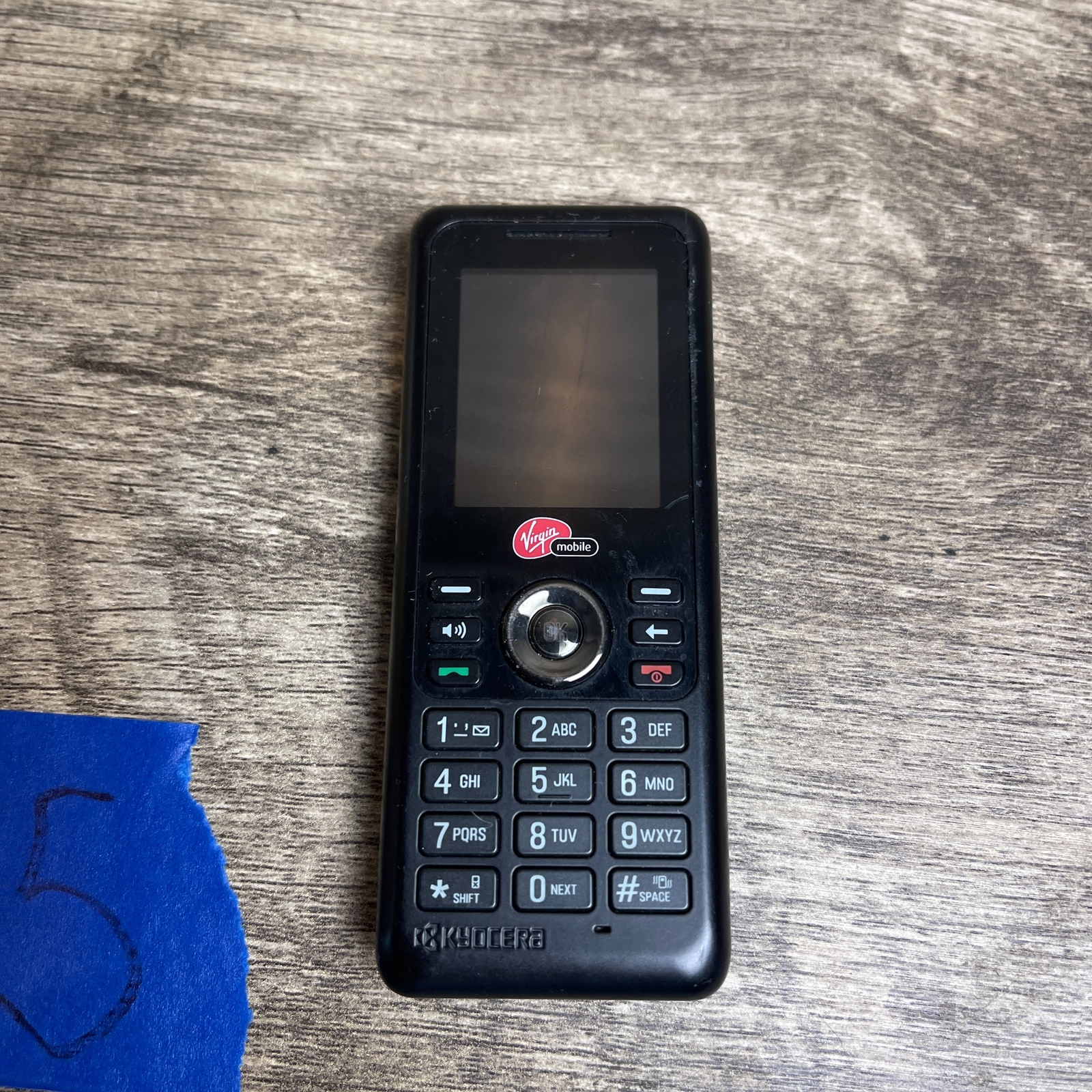 Kyocera Jax S1300 Mobile Cellular Cell Phone Black Virgin Bluetooth Color Screen