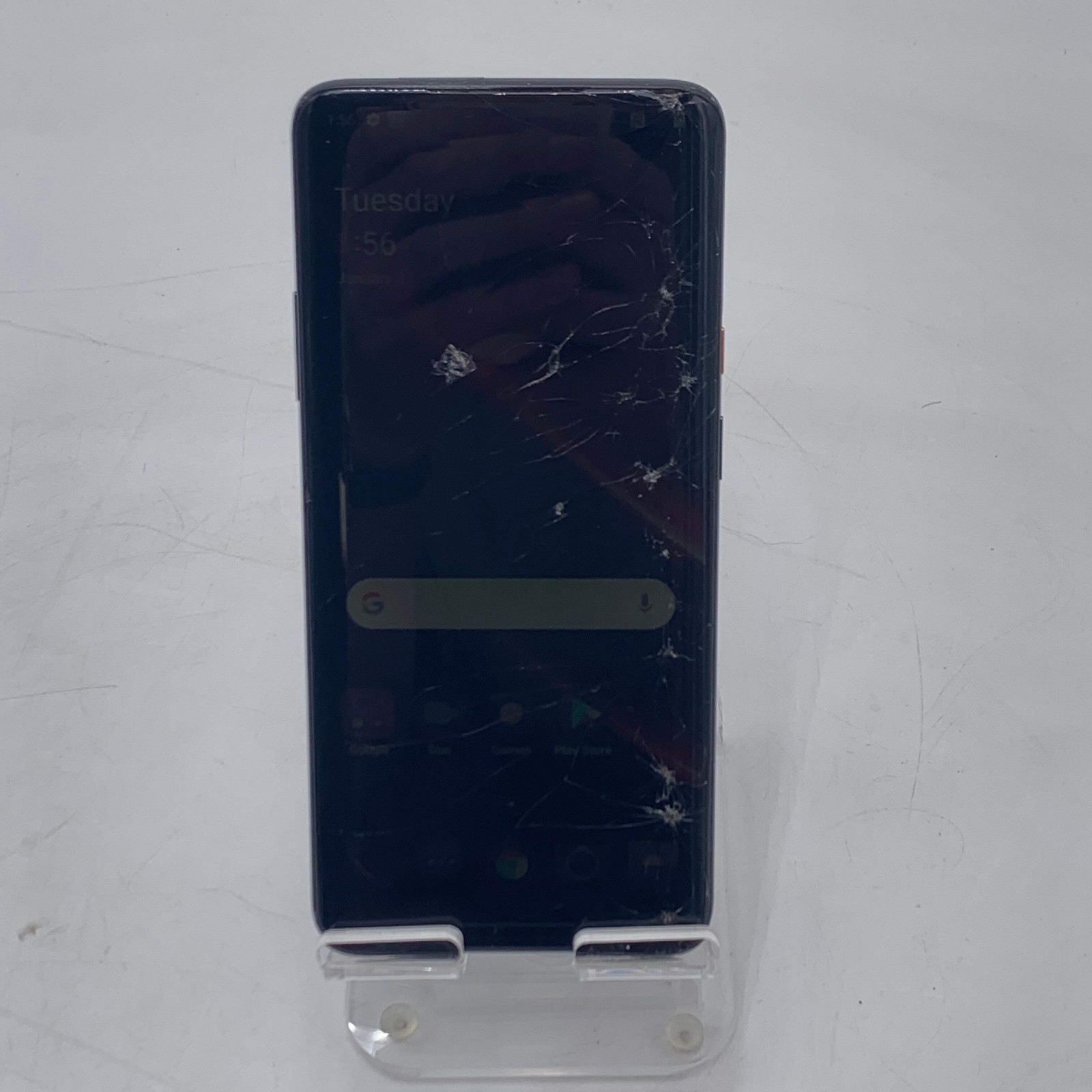 OnePlus 7T Pro 5G McLaren 256GB Black HD1925 Unlocked Cracked