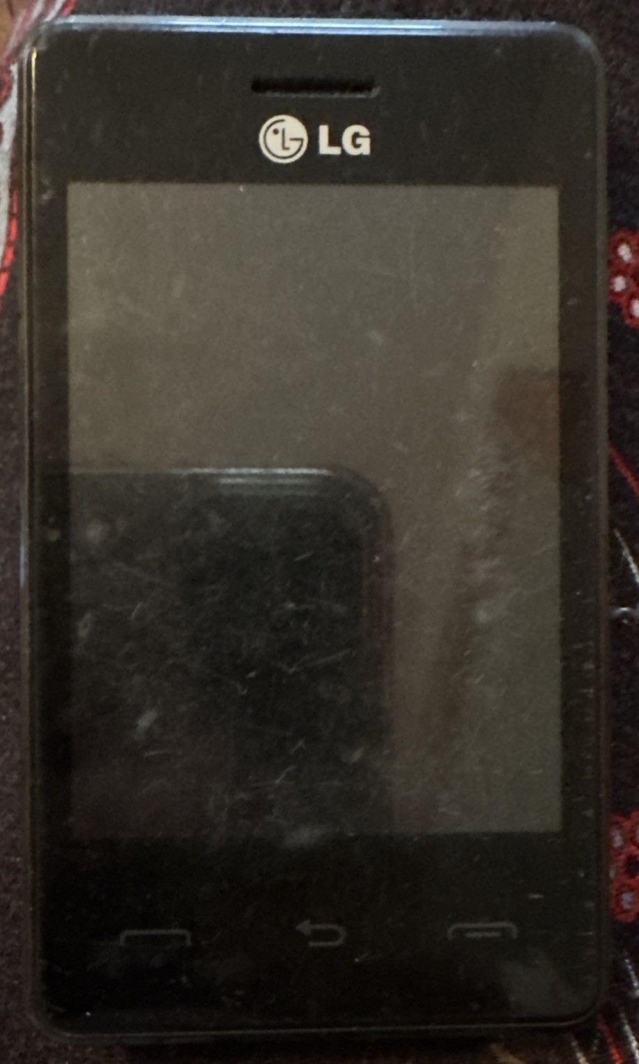 LG TracFone Black 1GB Smartphone 840G Fast Ship Fair To Good Used