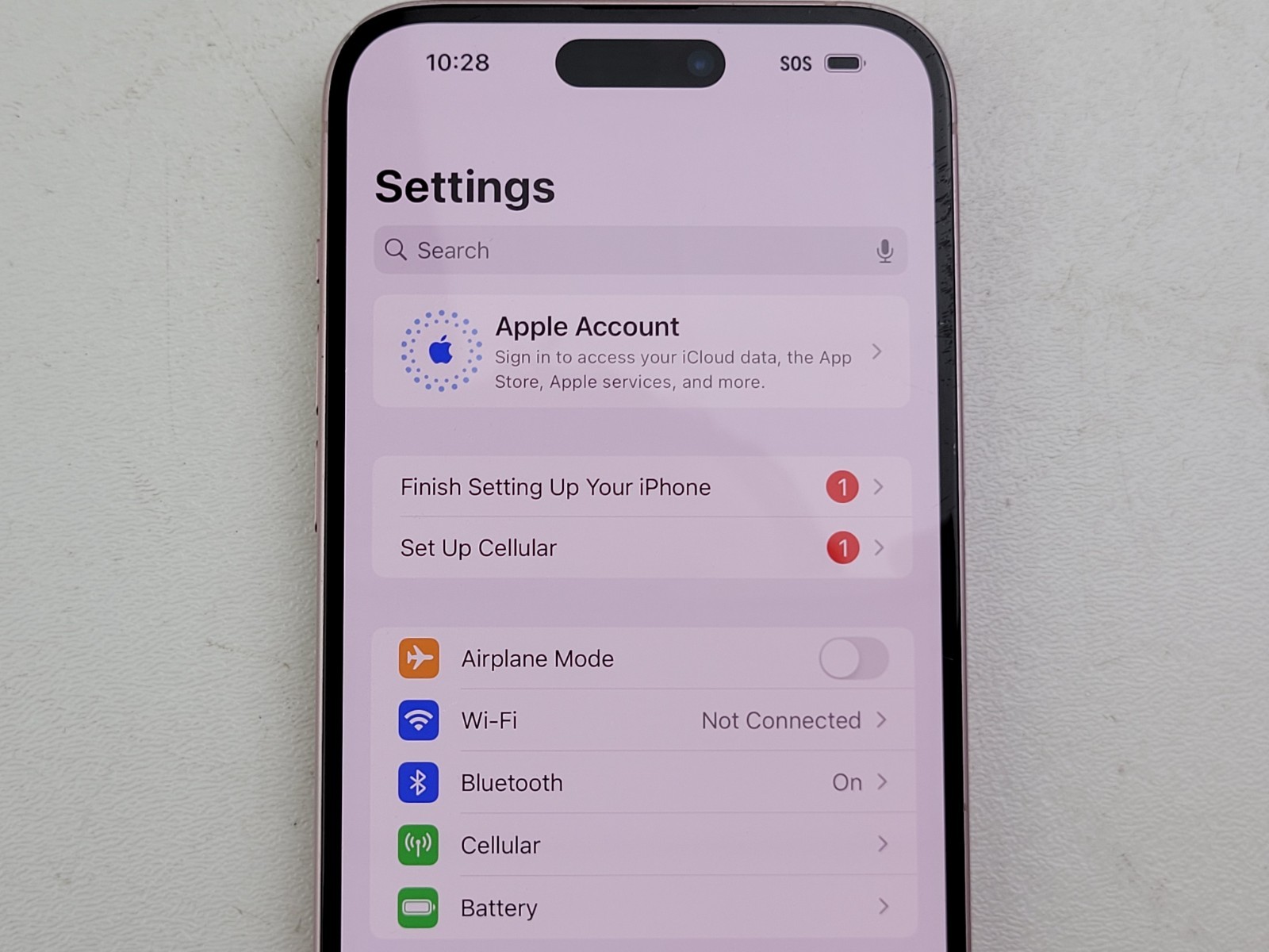 Apple iPhone 15 Plus (A2847) 128GB – Pink (Unlocked) – POOR CONDITION – H5221