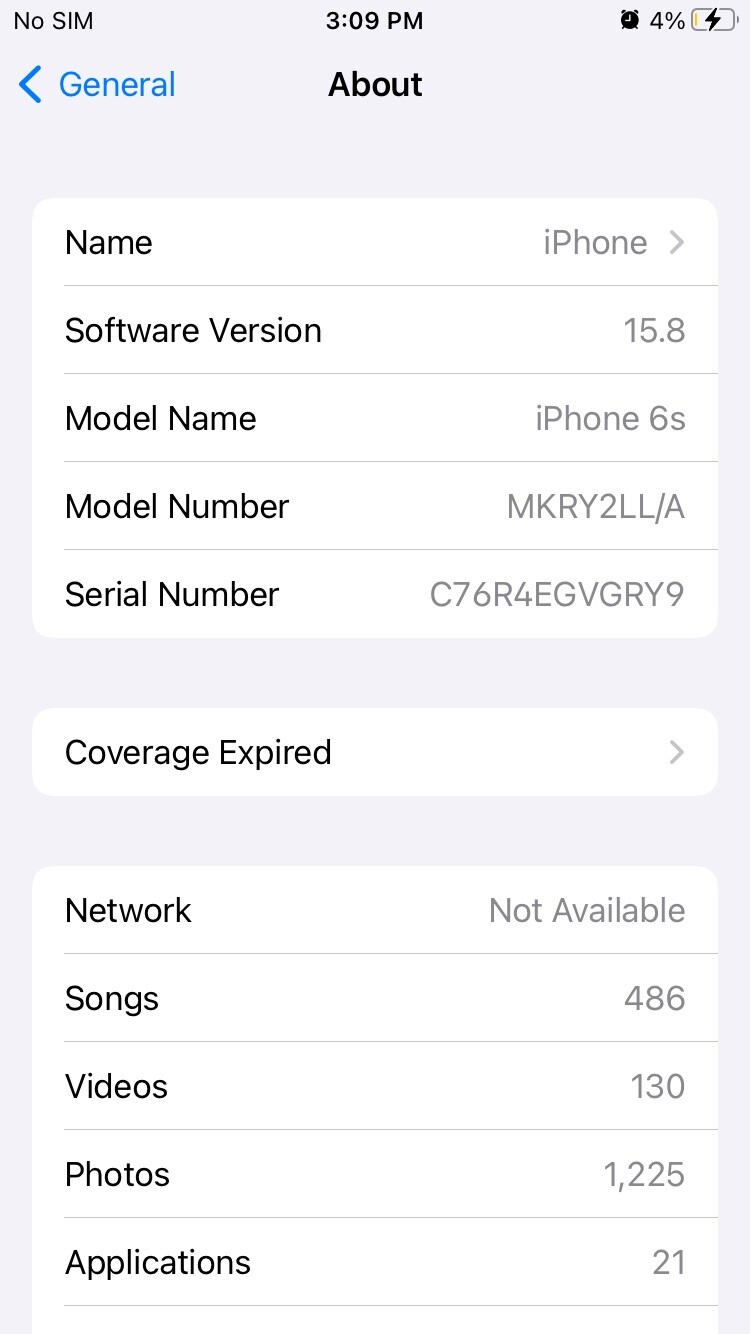 * Apple iPhone 6s – 64GB – Space Gray (Unlocked) A1688 (CDMA + GSM) Excellent