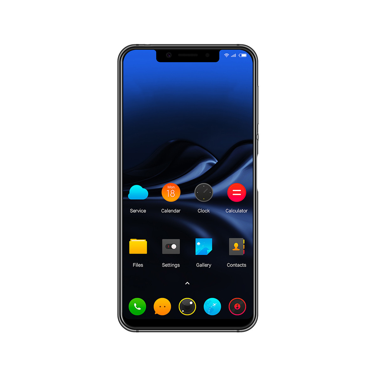 smartphone glofiish Notch screen 5.85″ Android 8.1, facelock, fingerprint, 2SIM