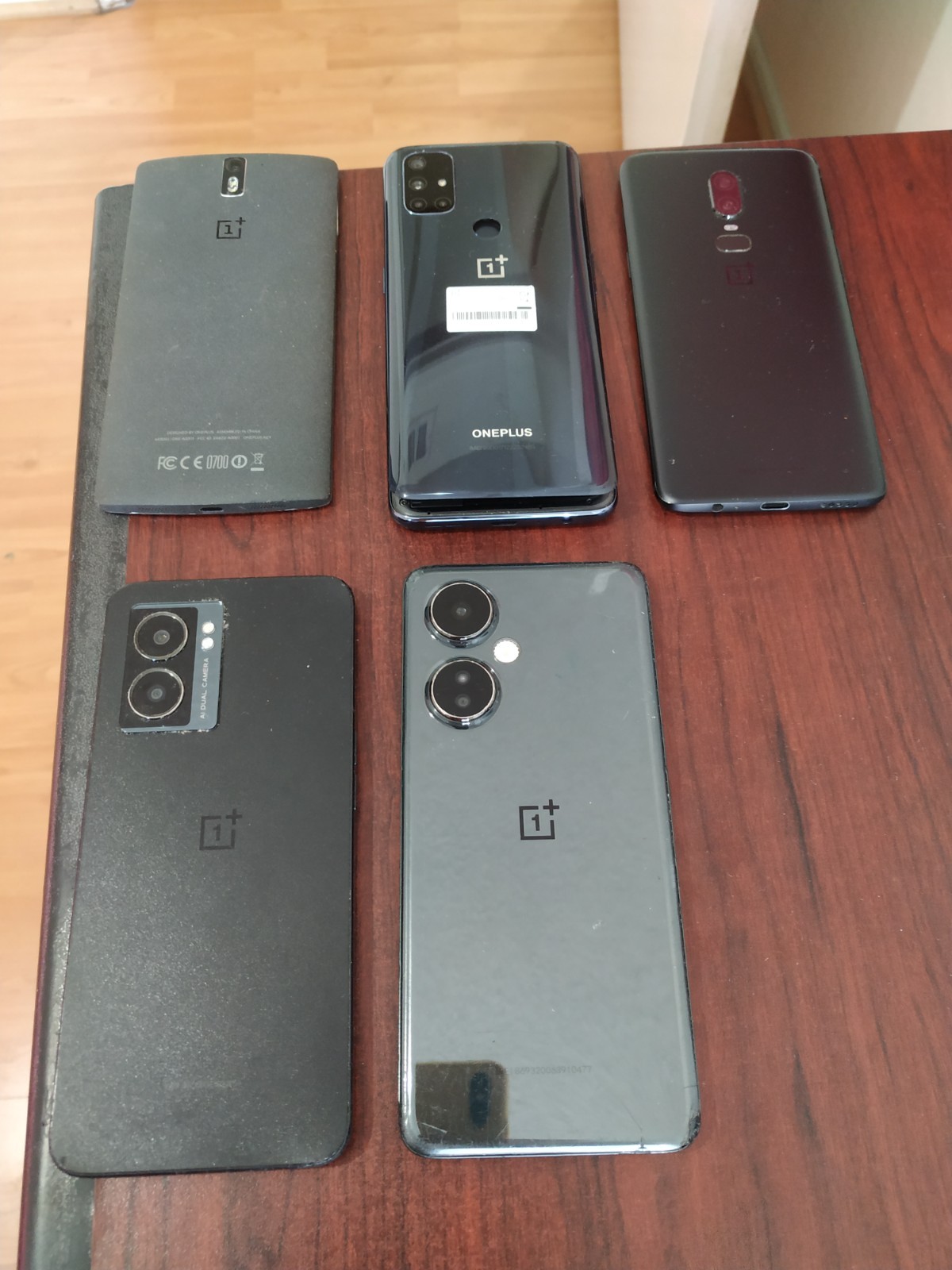 Lot of 5 OnePlus Nord N300 5G CPH2389 /N30 CPH2515/N10 5G/One A0001/other