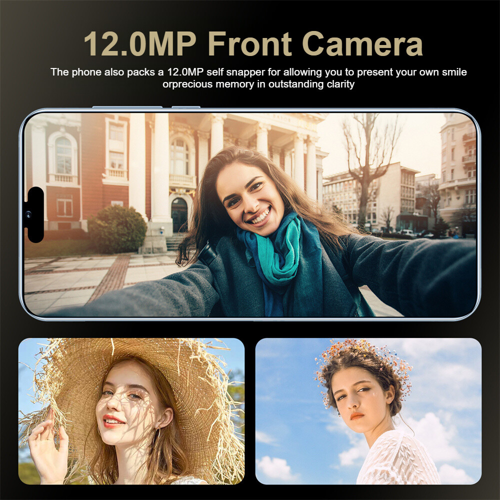 i15 Pro Max Smartphone Android 6.2” Unlocked 4+64GB 5000mAh 12+24MP Dual SIM