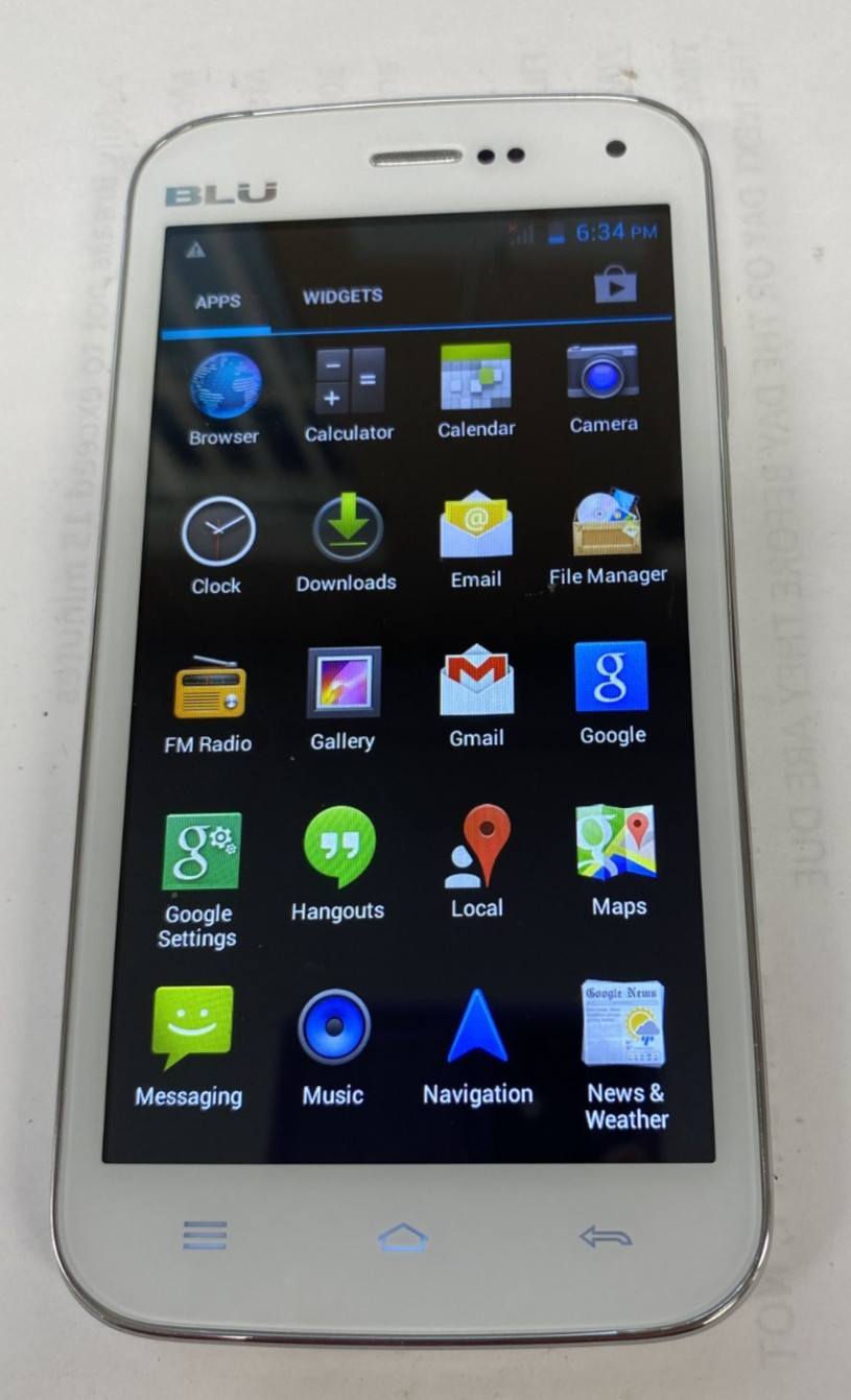 BLU Studio 5.0 E D530e, GSM Dual SIM, White 0107-09T