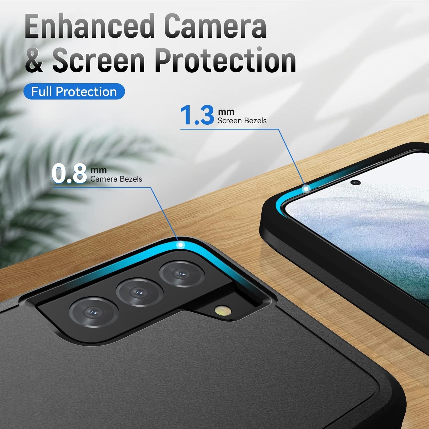 Rugged Heavy-Duty Protective Case with HD Screen Protector for Samsung Galaxy S2