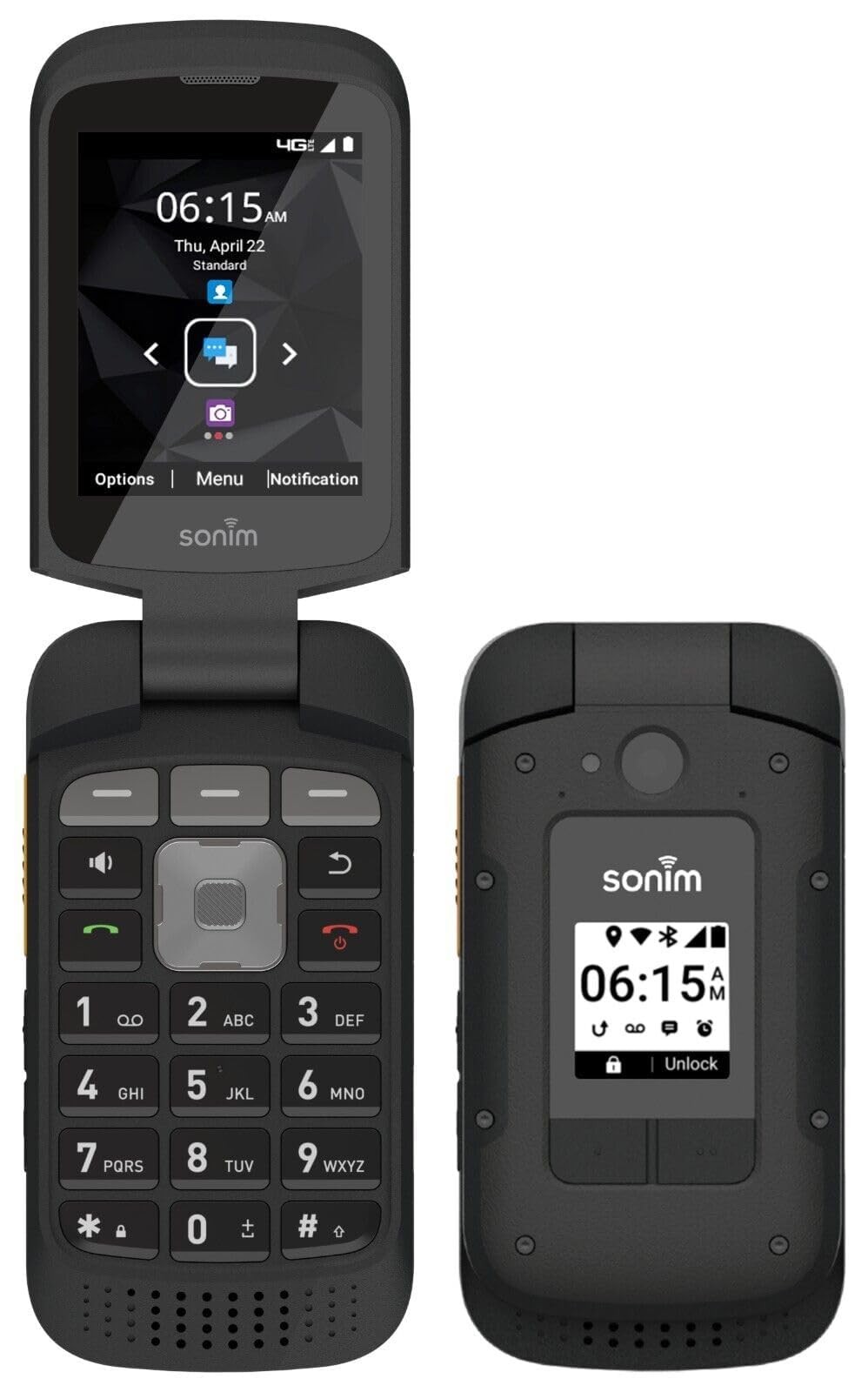 Sonim XP3 Plus XP3900 T-Mobile Locked 16GB Black