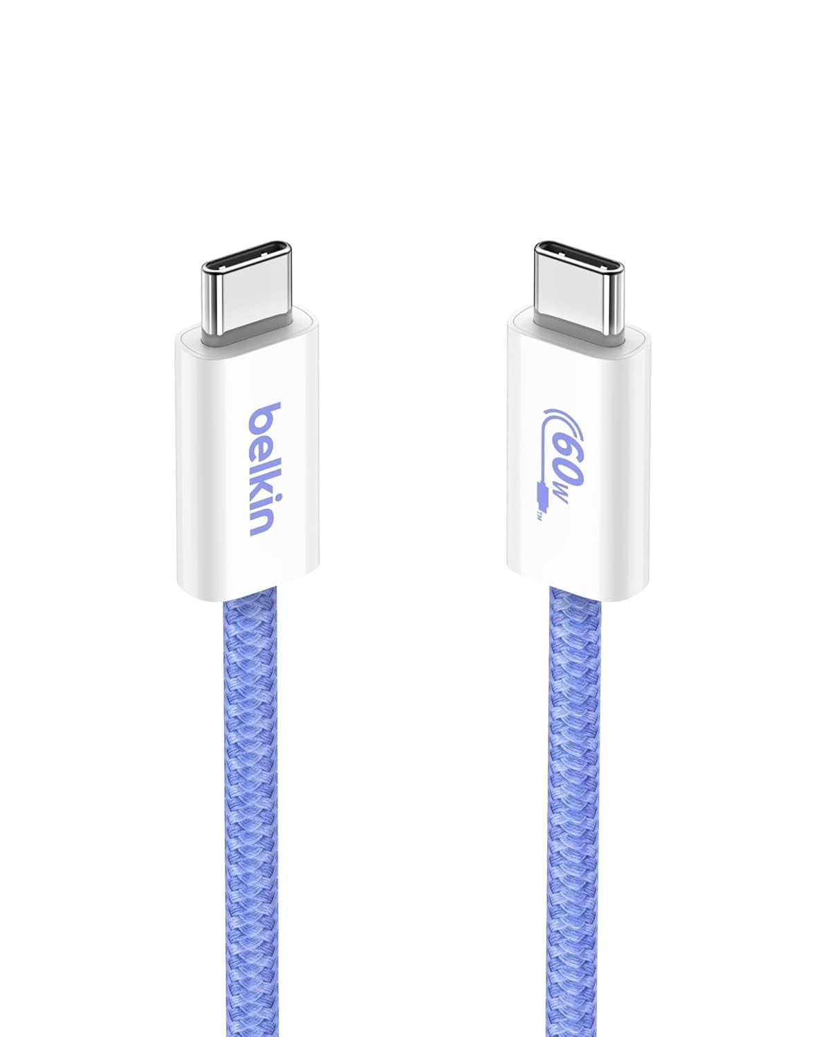 USB C to USB C Cable, 3.3ft, 60W – Type C Charger, iPhone Charger Cord, Blue