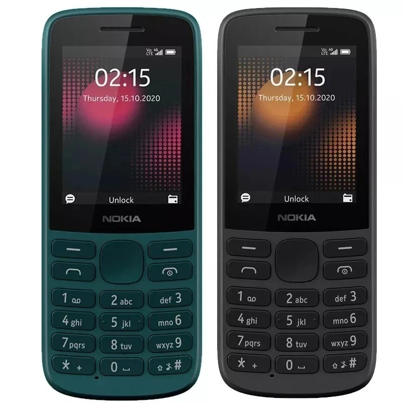 Nokia 215 4G Dual SIM Bluetooth 128MB 64MB RAM Classic Mobile Unlocked Phone