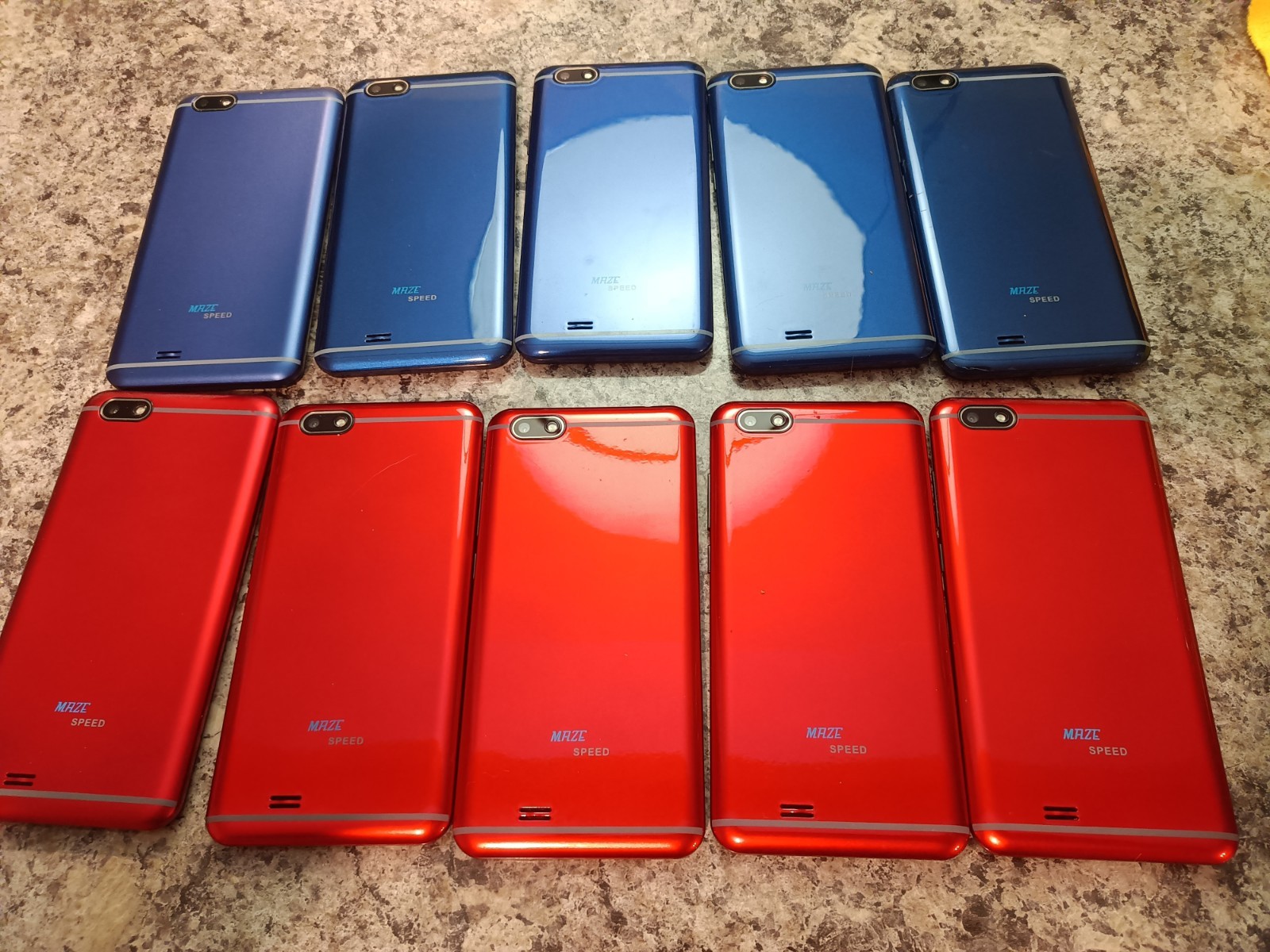 5 PCs Phone Lot Maze Speed SSB504R Dual SIM No BATTERIES INCLUDED