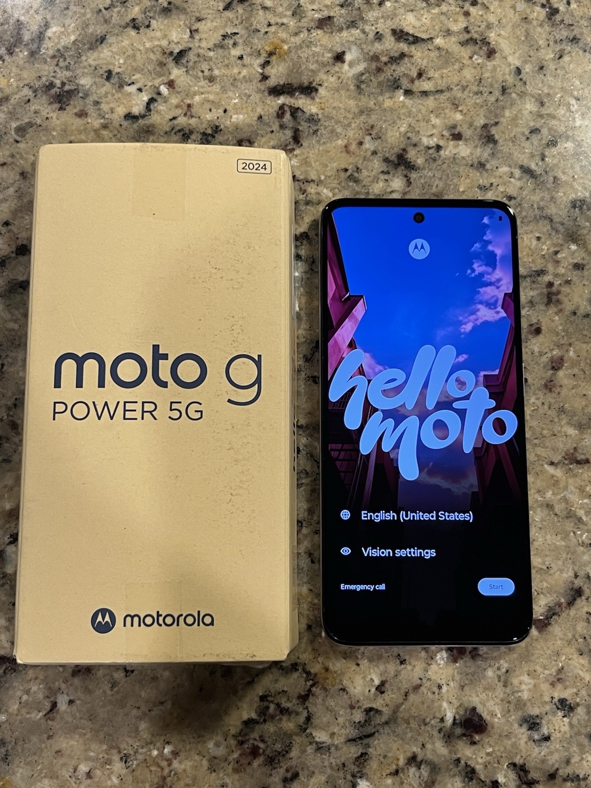 Motorola Moto G Power 5G (2024) XT2415-1 Unlocked 128GB Pale Lilac