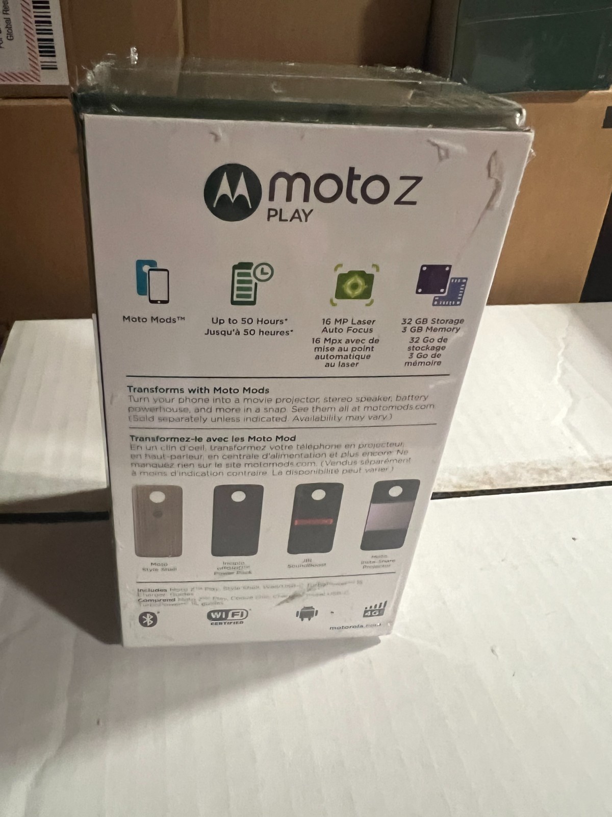 MOTOROLA MOTO Z PLAY XT1635 – Unlocked Phone