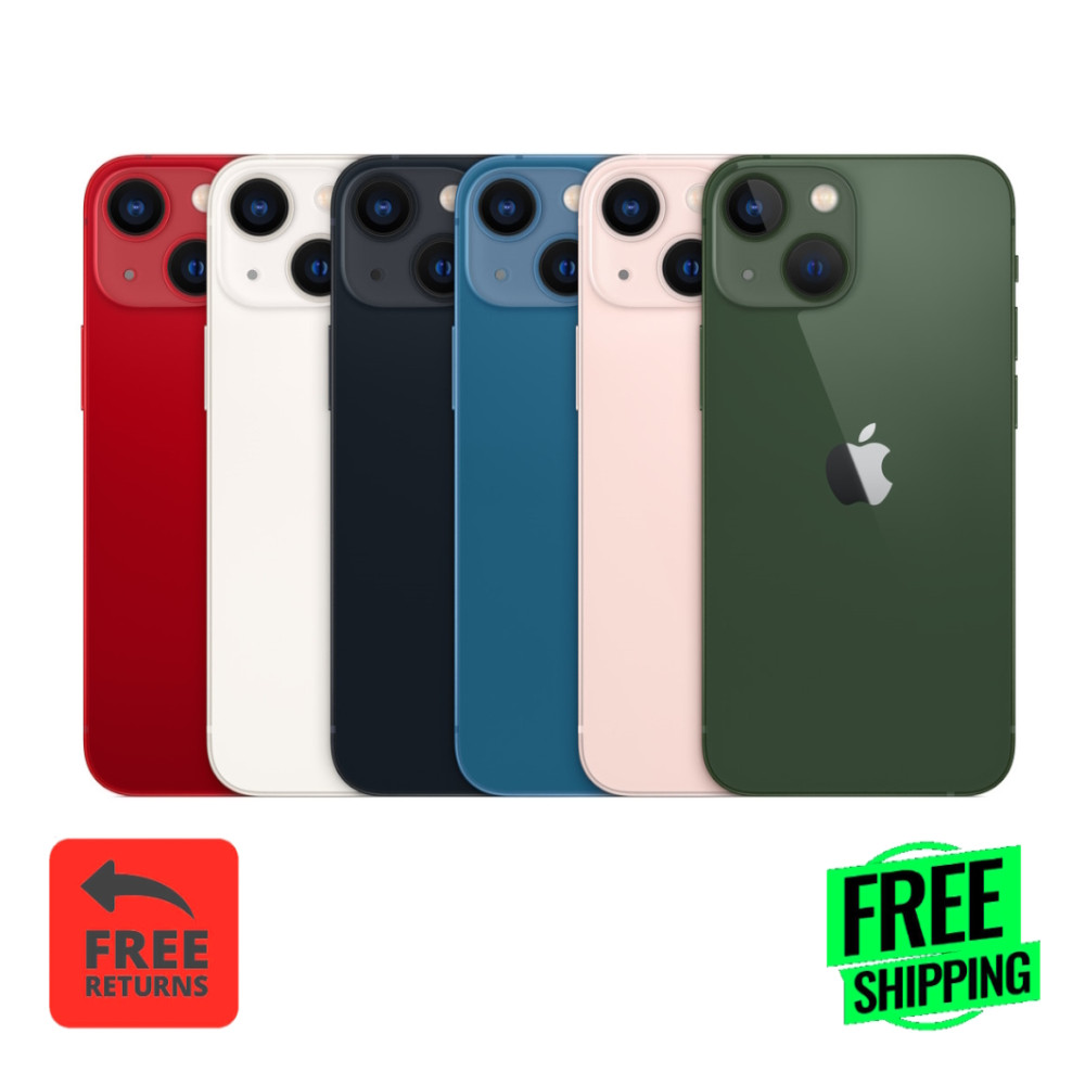 Apple iPhone 13 – 128GB / 256GB Cricket T-Mobile Unlocked Verizon Smartphone