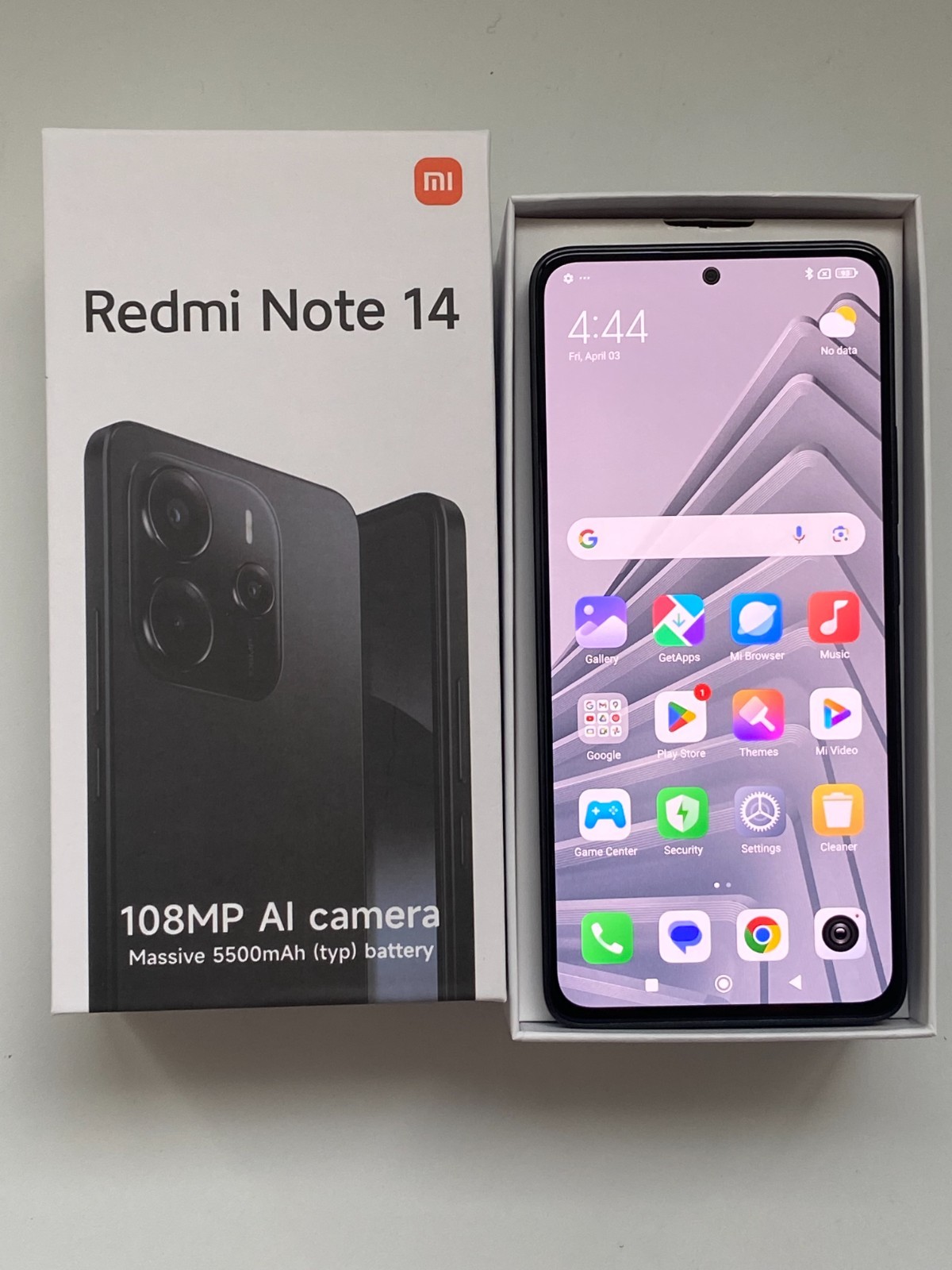 Xiaomi Redmi Note 14 5G Unlocked 8G +256GB 6.67″ 108MP Cell Phone Tested-NEW