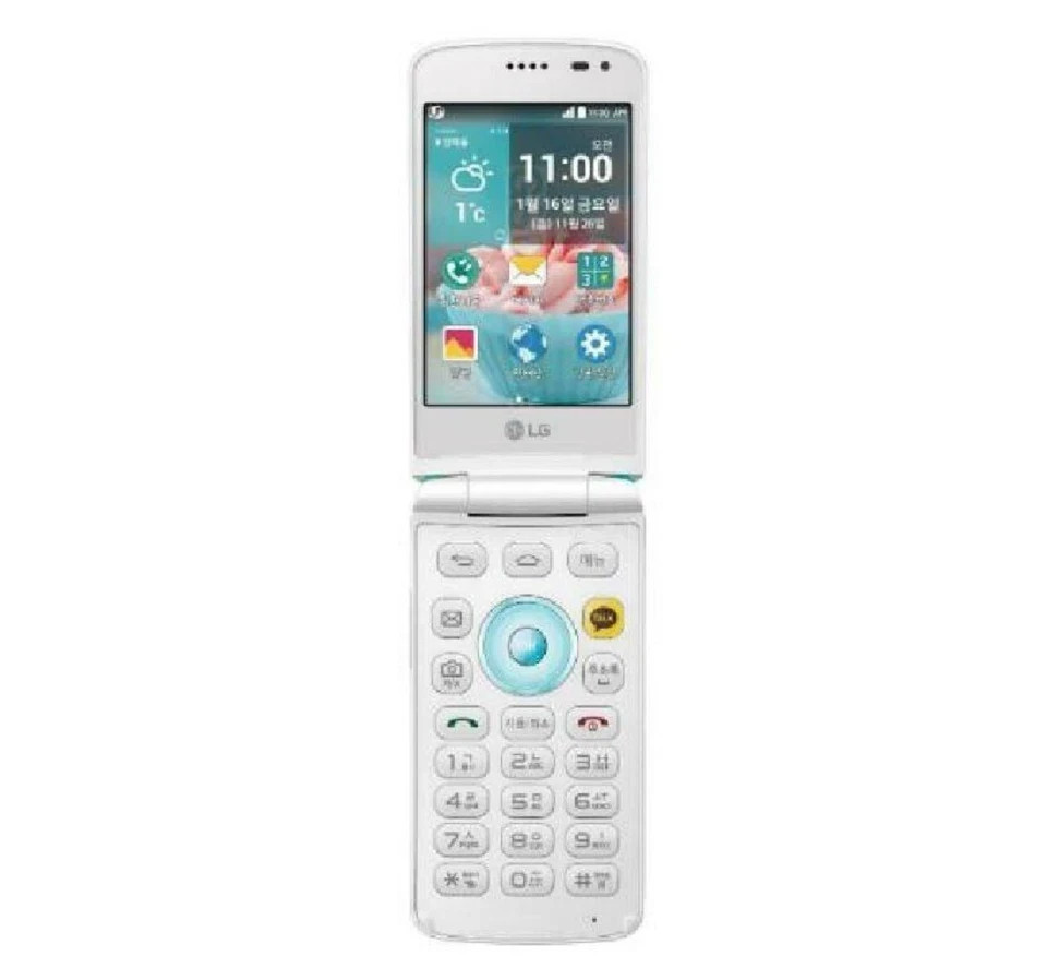 LG Ice Cream Smart F440L 8GB 4G Flip LTE Unlocked QuadCore Android Smartphone