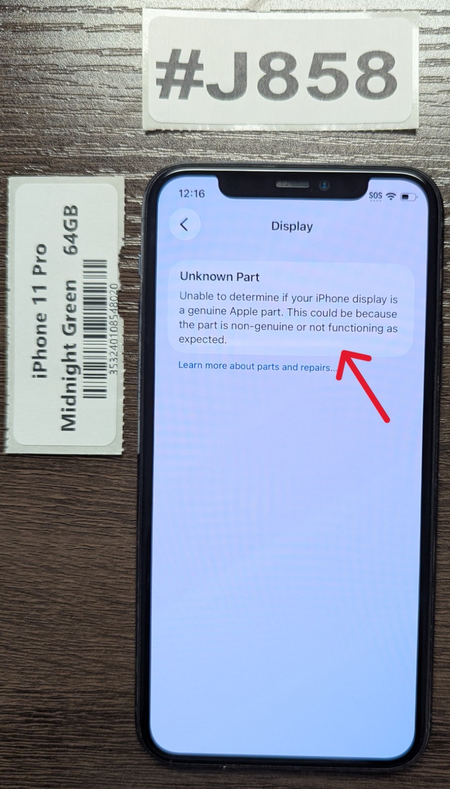 Apple iPhone 11 Pro 64GB Green (Unlocked) – Read Seller Notes