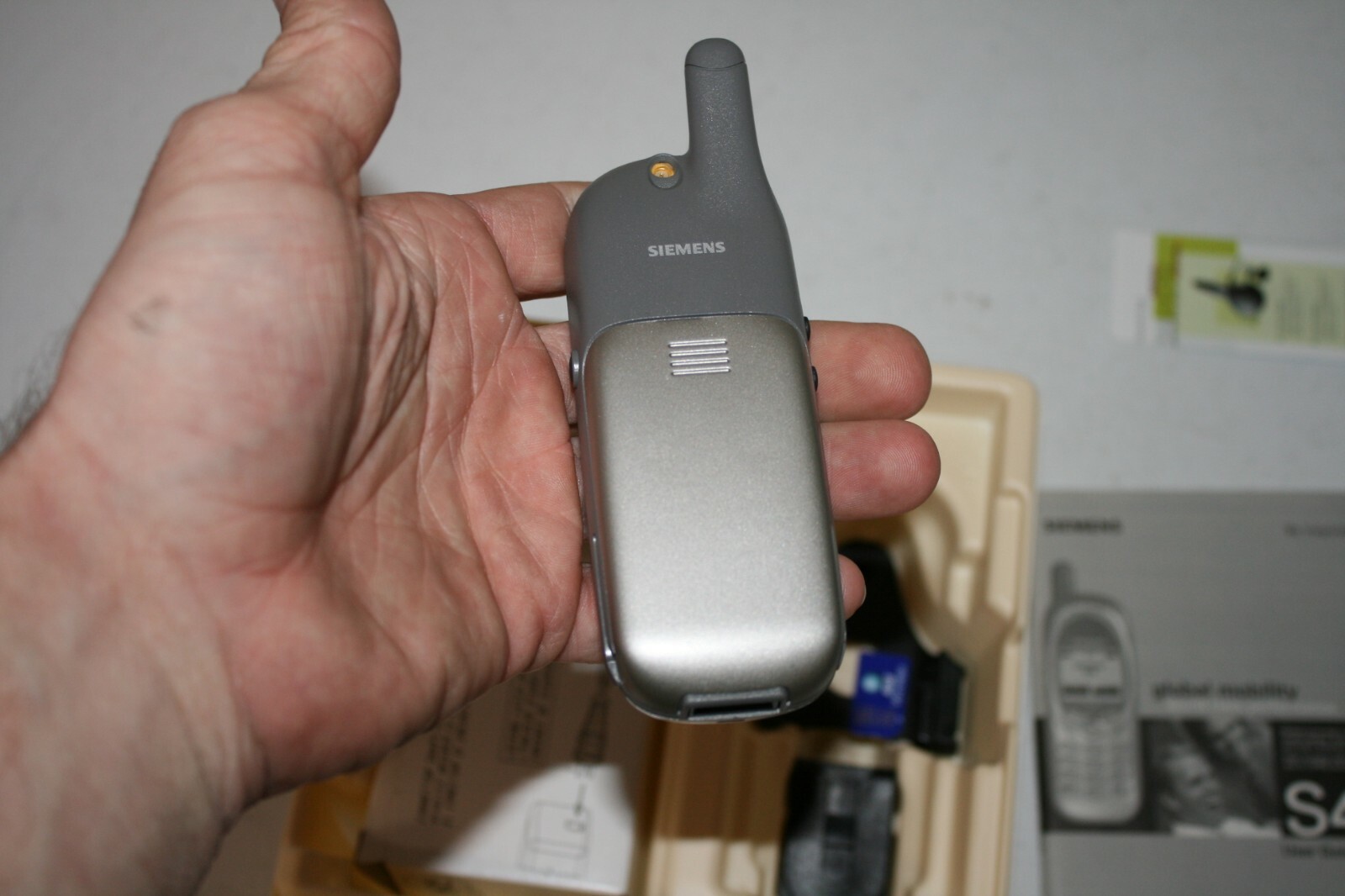 Vintage 2001 Cell Mobile Phone Siemens S46 GSM GPRS TDMA
