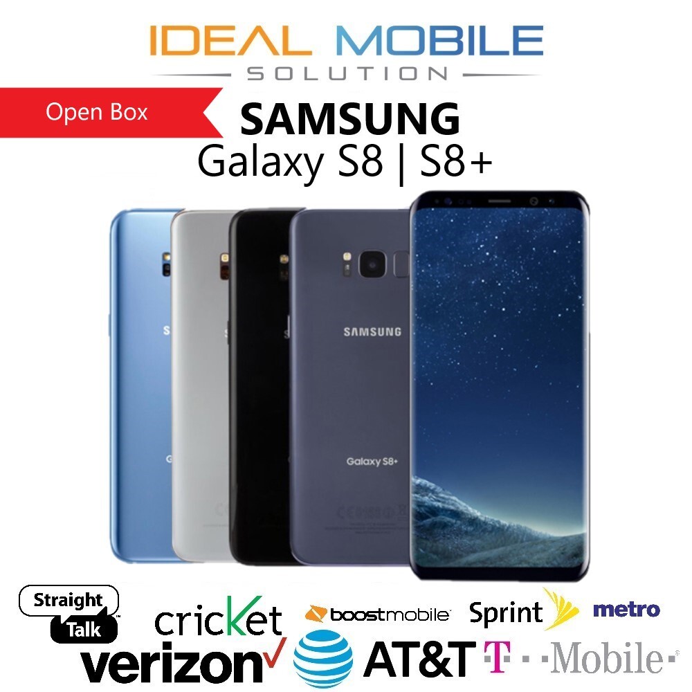 Samsung Galaxy S8 & S8+ Plus 64GB – Unlocked T-Mobile AT&T Verizon Metro Sprint