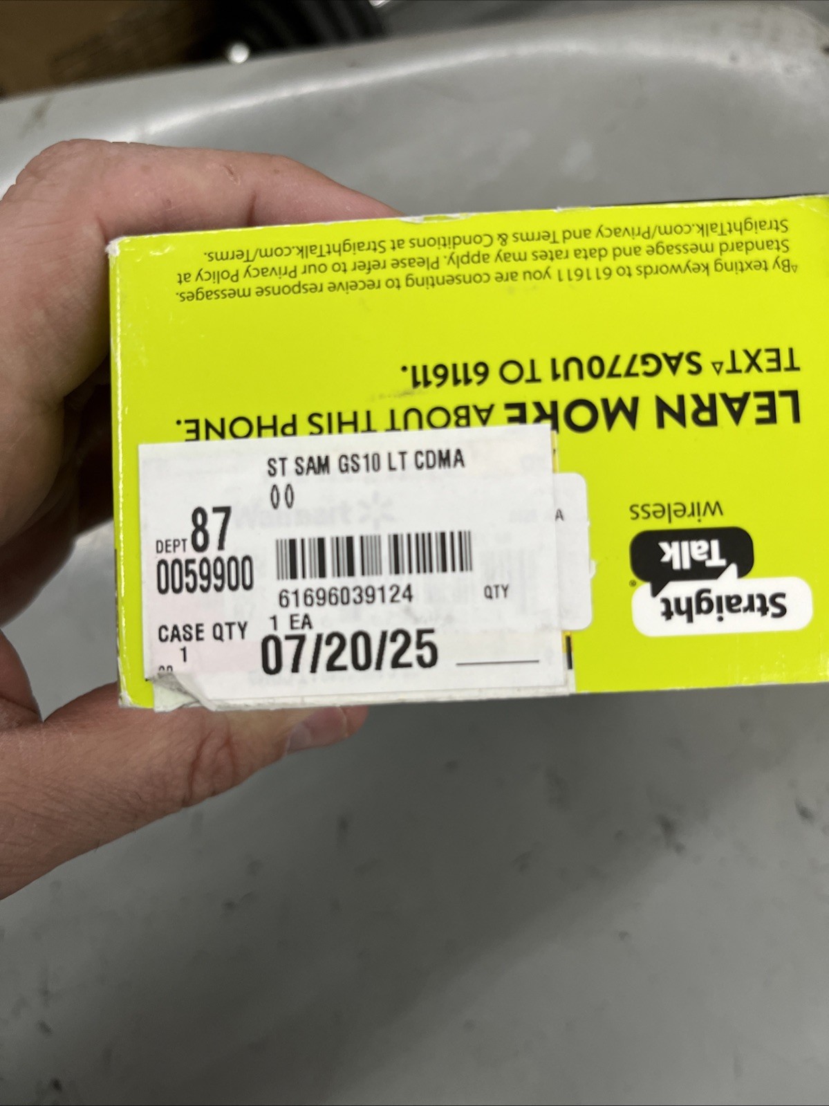 Samsung Galaxy STSAG770U1CPWP BRAND NEW SEALED S10 Lite Straight Talk