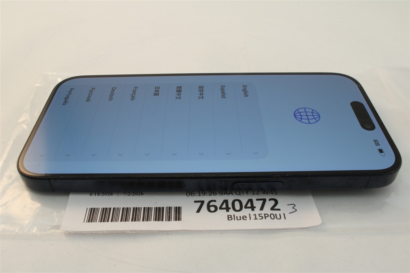 Apple iPhone 15 Pro 1TB Blue – Unlocked AT&T T-Mobile Verizon 7640472