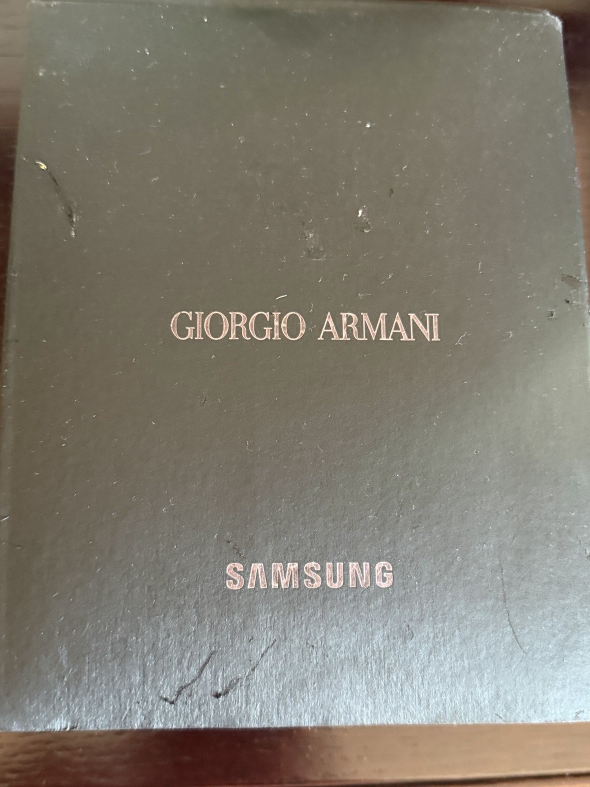 Rare Samsung Giorgio Armani Luxury Mobile Phone Limited Edition With Original Bo