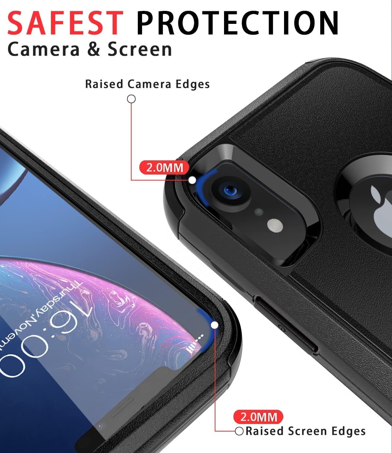 Heavy Duty Protection Phone Case Cover for Apple iPhone XR [Shockproof] [Droppro